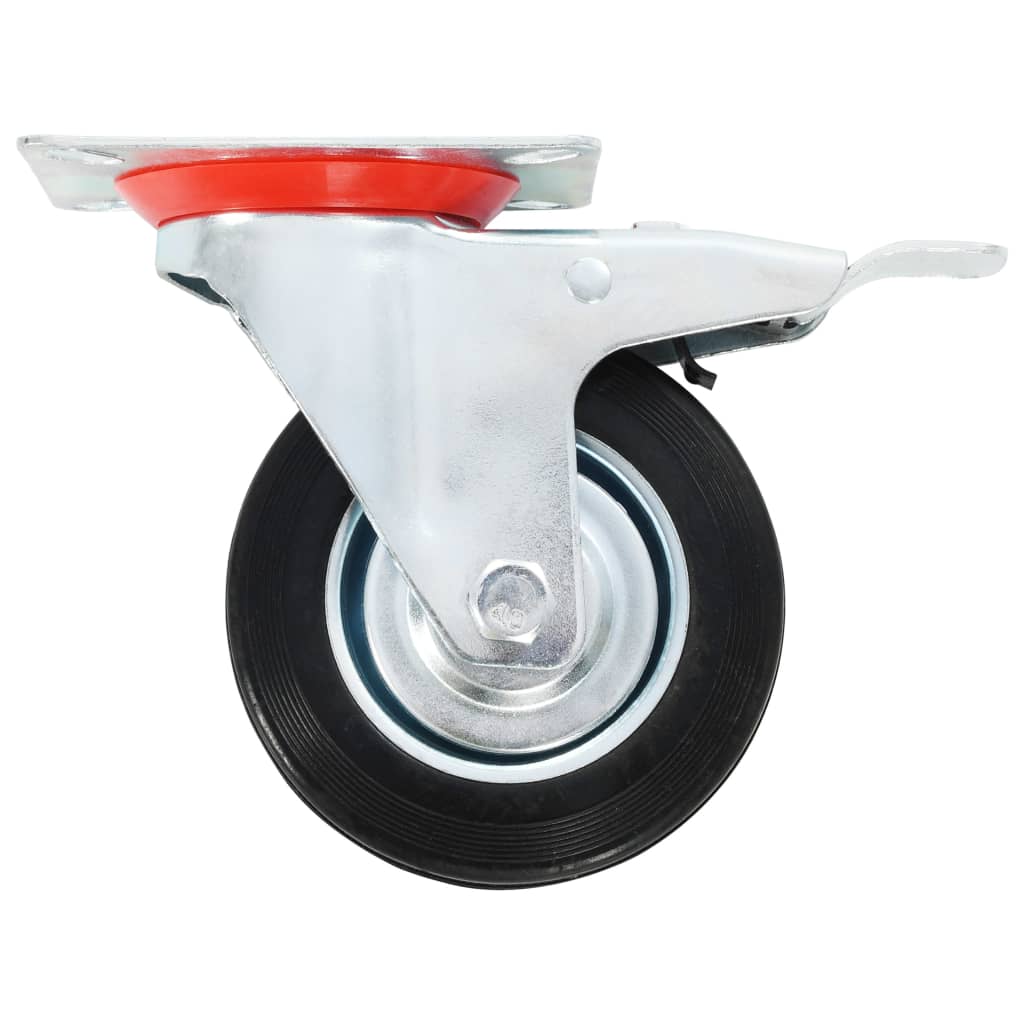 Vidaxl Kółka Skrętne, 4 Szt., 100 Mm
