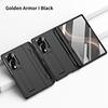 For Samsung Galaxy Z Fold 8 Ultra / 8 7 6 5 4 3 360 Full Protection Hinge Case Folding Cover Tempered Glass Film Stand PC Case