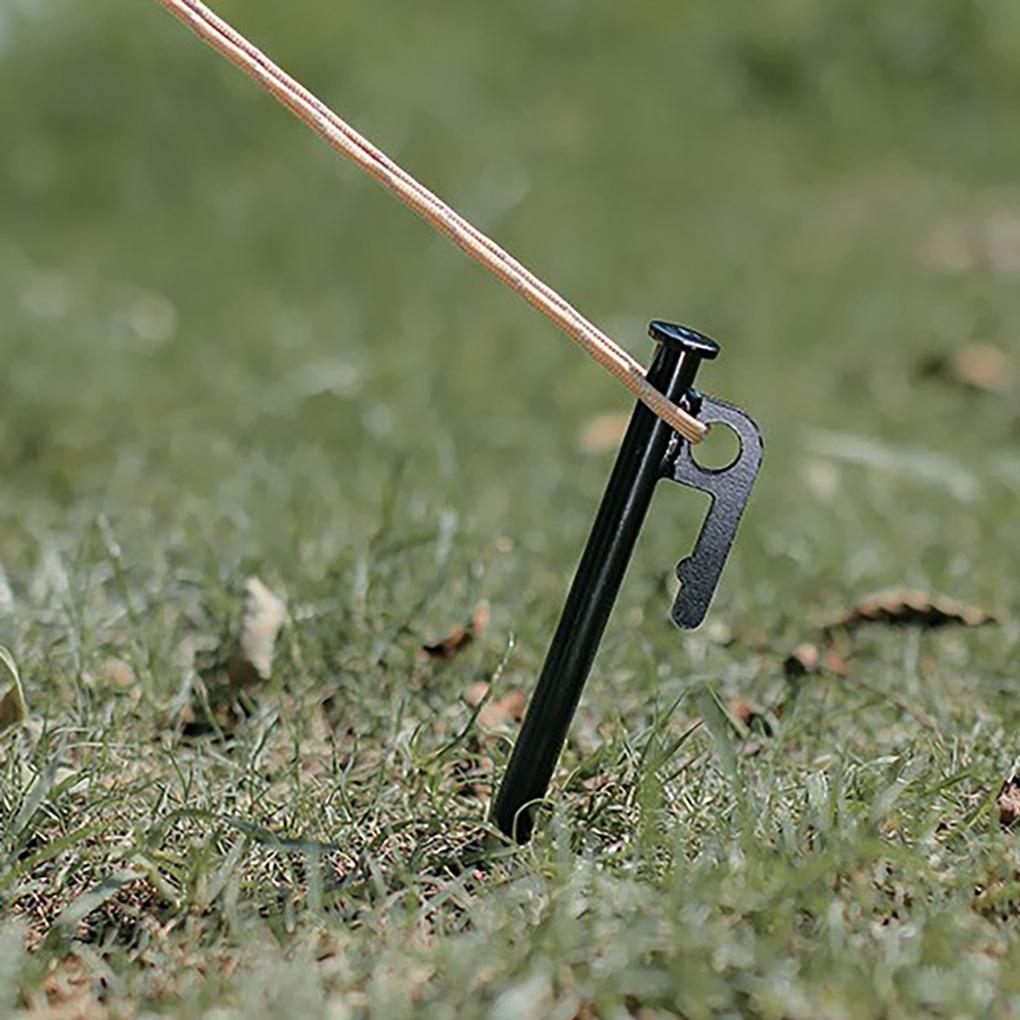 Pack of 5 Tent Pegs Ground Nails Portable Fishing Beach Camping Picnic Awning Canopy Stakes Windproof Accessories