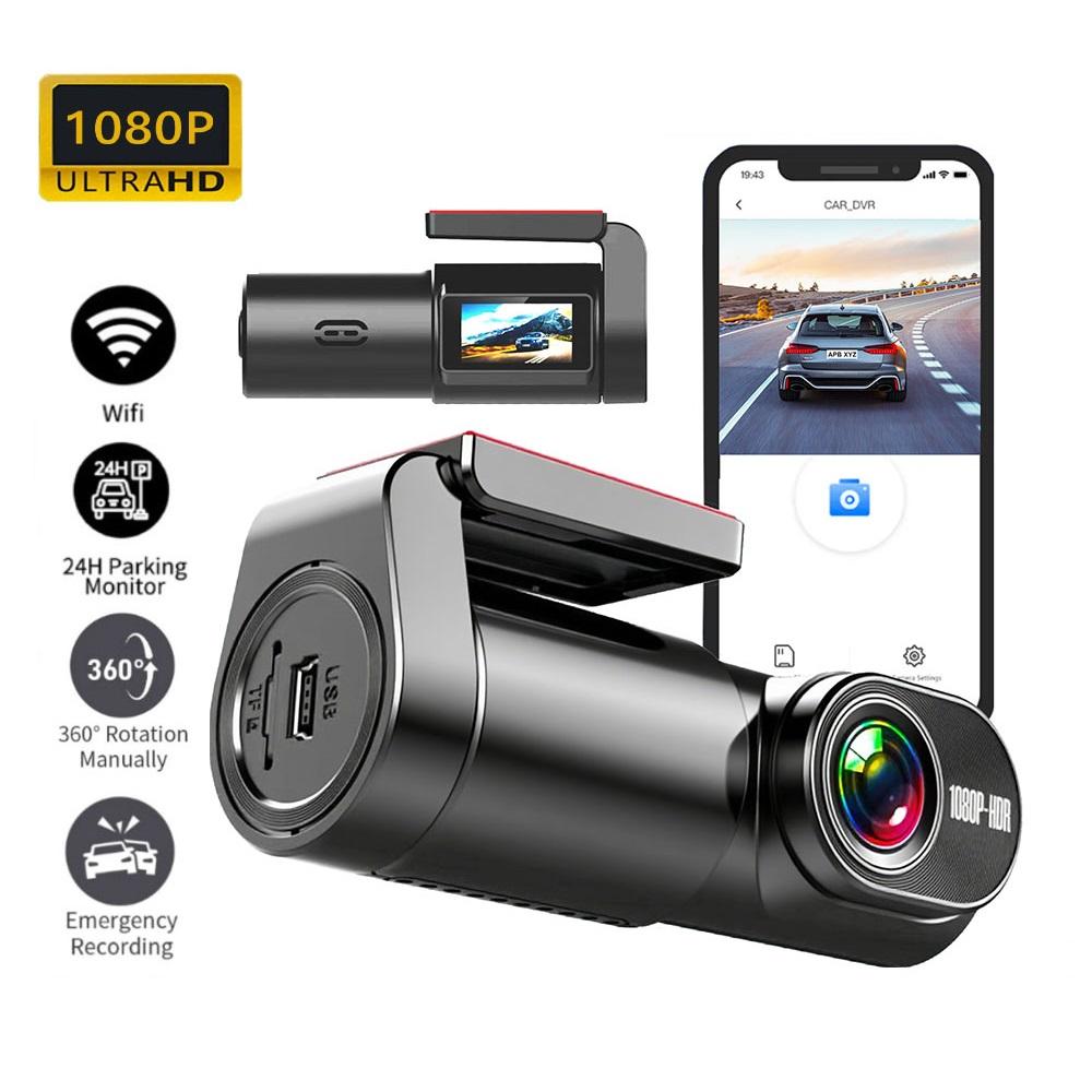 Brand New High-definition Dashcam with Wireless WiFi and Smartphone Connectivity, Featuring Night Vision