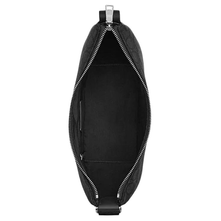 New COACH PACE Fabric With Cow Leather Crossbody Bag, Shoulder Bag Tubas Women's Black CT822-SBKBK