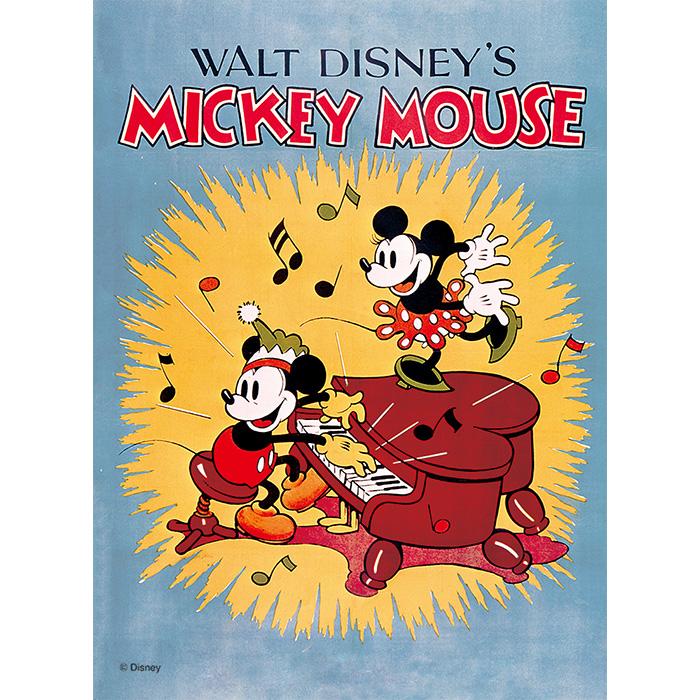 Mickey Mouse Piano Play Jigsaw Puzzle Disney Animation 500 Pieces