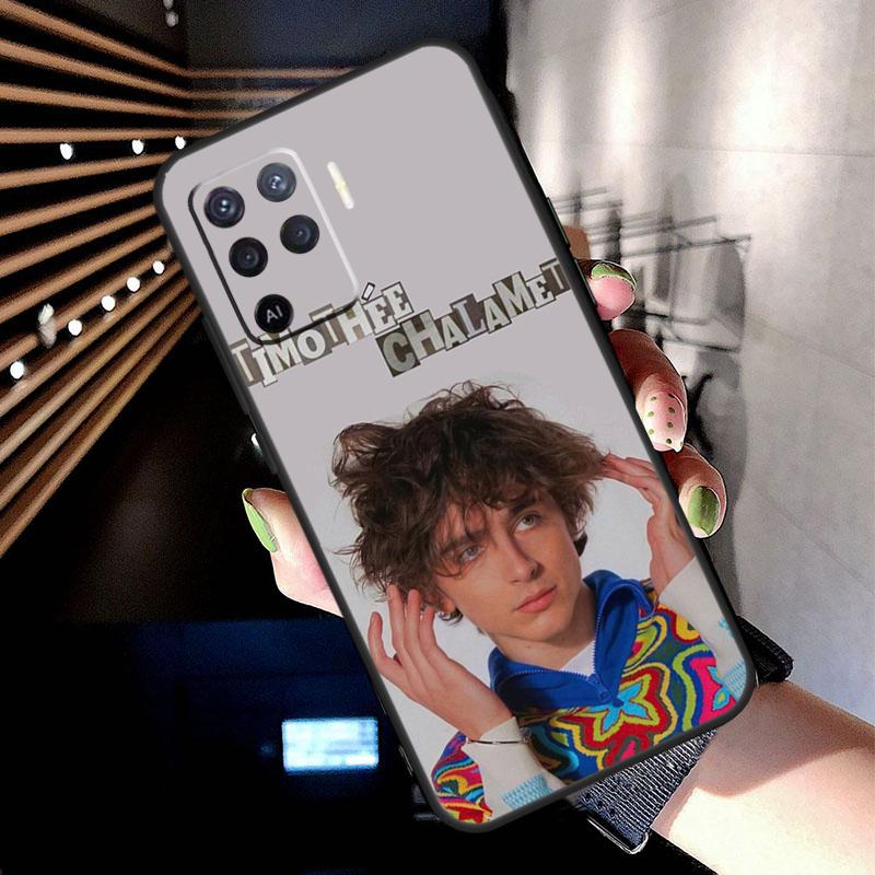 Timothee Chalamet Actor Case For Oppo A74 A54 A94 A80 A60 A40 A18 A38 A58 A78 A98 A96 A76 A16 A15 A17 A57 A77 A5 Pro