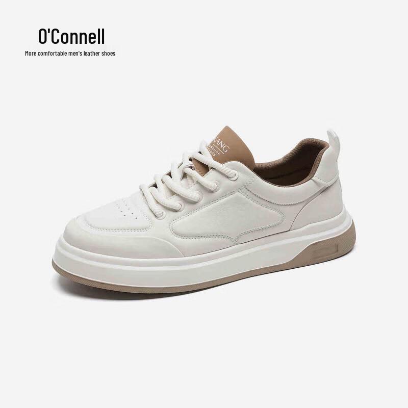 Aokang Men s Leather Casual Lace-Up Shoes 42