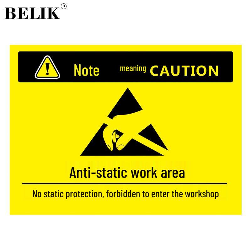BELIK Safety Warning & Notice Signs 22x30CM