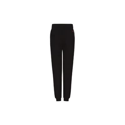 FW22 Logo Print Color Block Sports Pants Women Bottoms Black 6LTP57-TJCZZ-1200