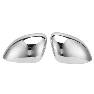 2 Pezzi Coperture Specchietti Retrovisori Cromate Lucide con Retro Adesivo Ricambio per FIAT 500X 2014?2019