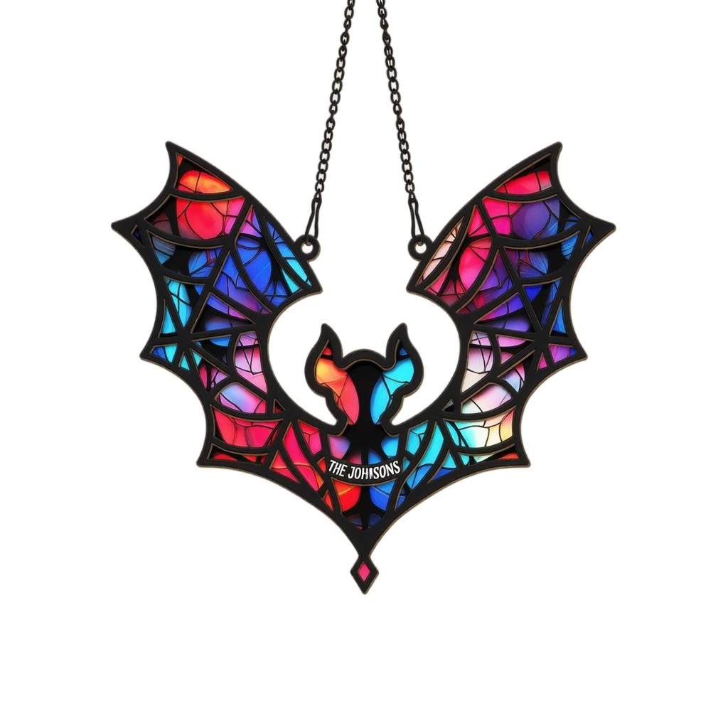 Halloween 2D Acrylic Hanging Sign for Party Decor, Window or Wall Decoration