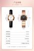 Hannah Martin Watch Stylish Classic Simple Watch Business Quartz Waterproof Watch Rose Gold Black Plate and Women's Women's (Black White) [Item]