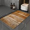 1 Stück Schöne Holz Badezimmer Saugfähige Matten Rutschfeste Matten Heimdekorationsbedarf Teppiche Heimküche Bodenmatten