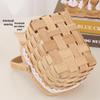 March 8th Women's Day Handmade Woven Flower Basket