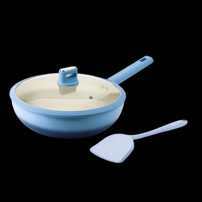 Kangbah Non-stick Wok Two-piece Set