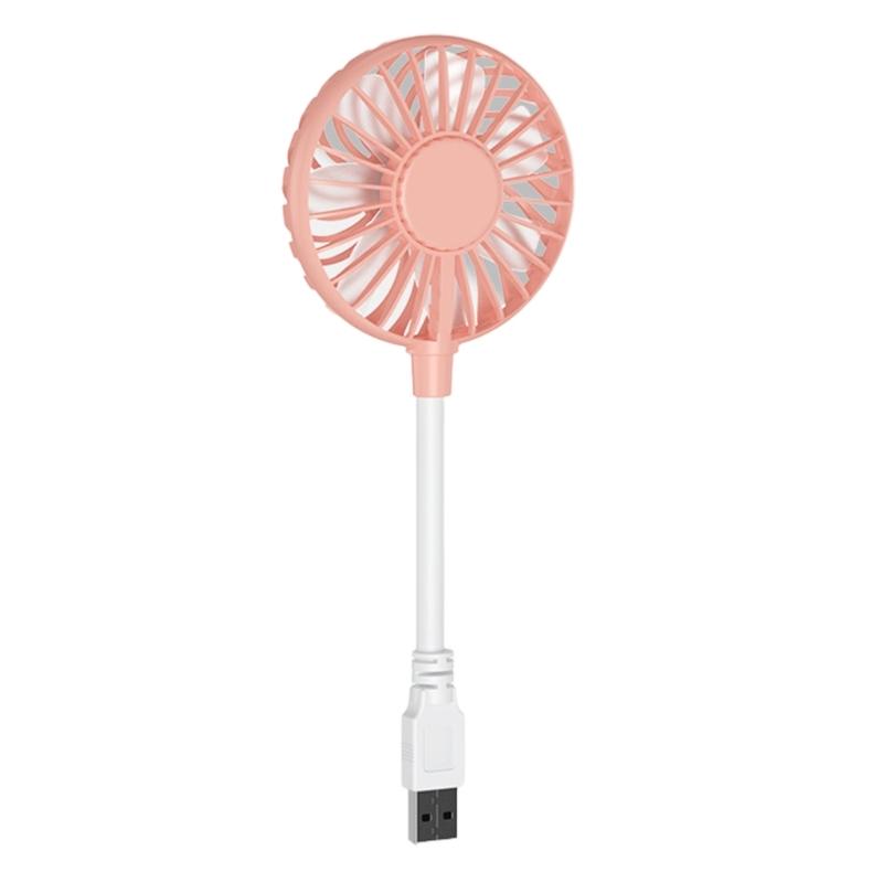 USB Fan 5W 5V Adjustable Angle Small Silent Office Desk Fan Portable Summer Cooler Handheld Fan 7 Leaves