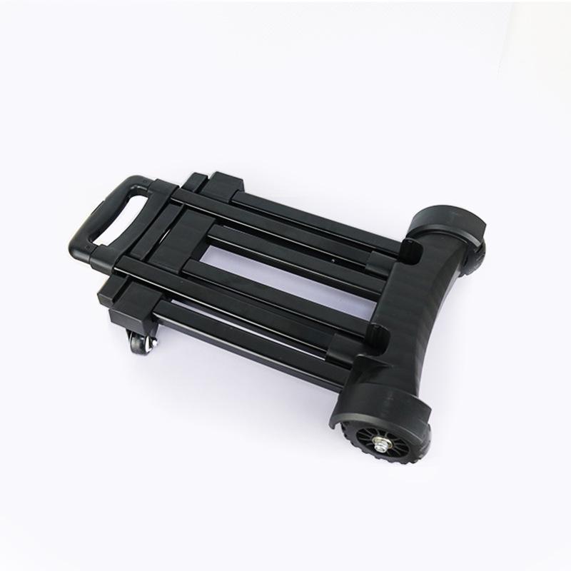 Kompakter Faltwagen mit versenkbaren Rädern - Tragbarer Einkaufs- und Transportwagen