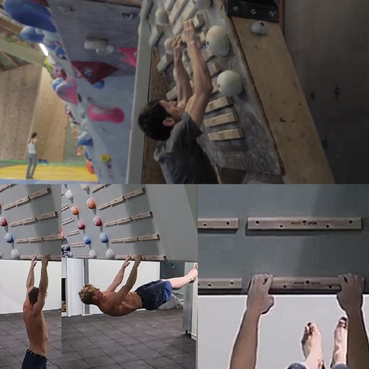 Pull Up Training Finger Grip Climbing Fingerboard Rock Climbing & Bouldering Training Board Climbing Hangs Board