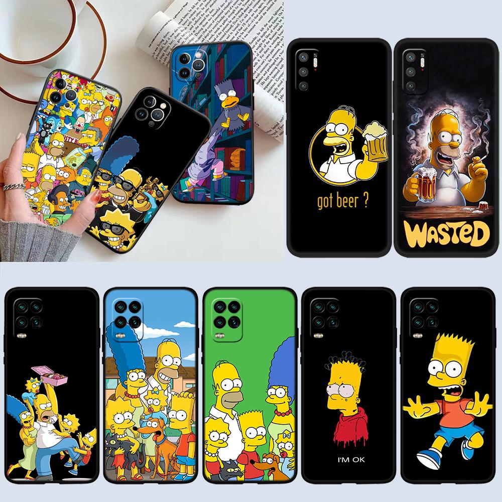 RE53 S-Simpsons New High-End Shell Phone Case for Xiaomi Poco F8 M4 M5 M6 M7 X3 X6 X7 Pro GT NFC Ultra