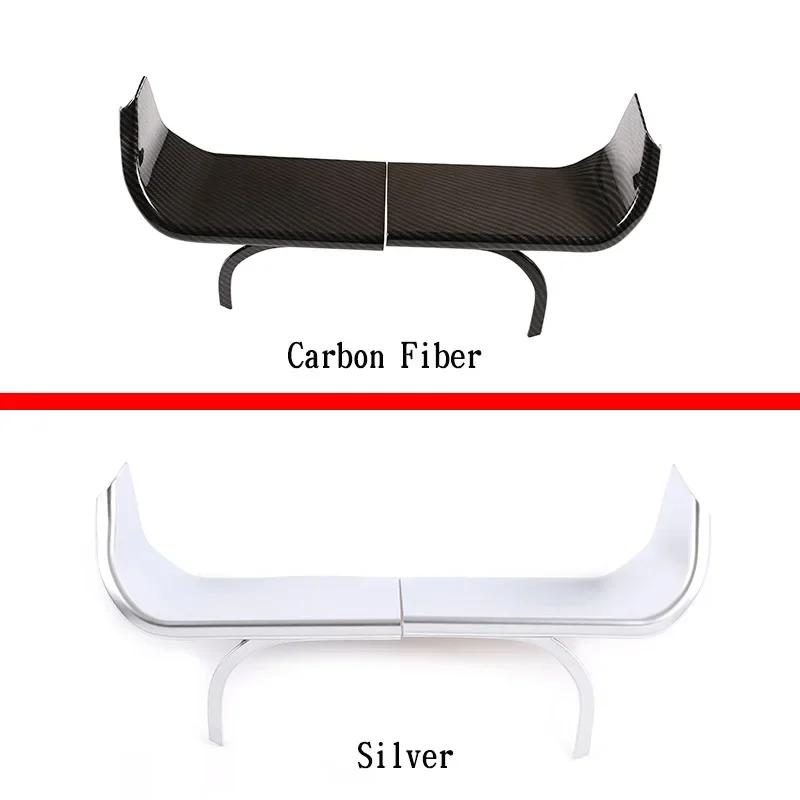 For Land Rover Defender 90 110 130 2020-2025 ABS Carbon Fiber Car Dashboard Decoration Cover Interior Car Accessories