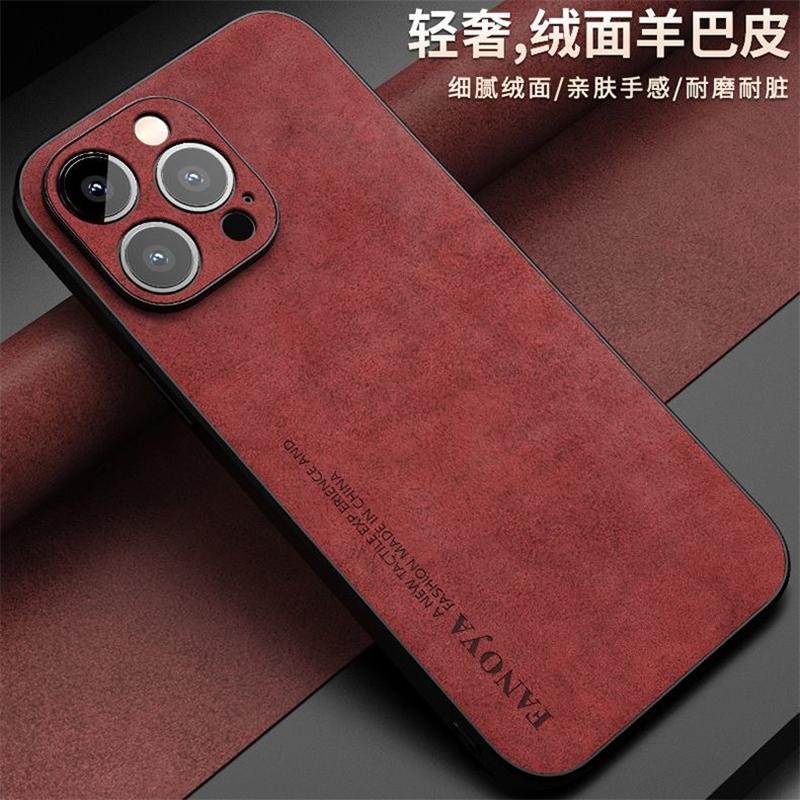 Case For iPhone 16 Pro Max 15 Plus 14 13 12 Mini 11 Luxury Leather Silicone Cover For iPhone16 Protect Shell Shockproof Bumper