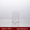 Heat-Resistant Borosilicate Glass Green Tea Cup – Transparent Mountain View, Anti-Scald Insulation, Perfect for Home Tea Brewing.