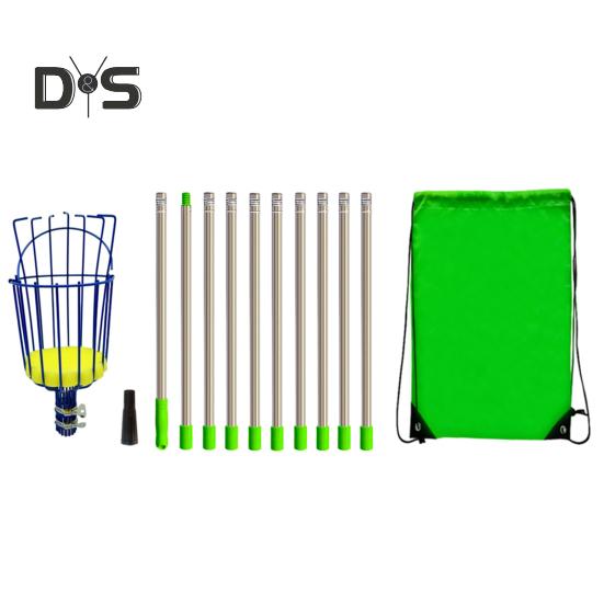 

Многофункциональный фруктосъемник, многосекционный стержень для сбора фруктов с корзиной, регулируемая длина, ручка из нержавеющей стали, инструмент для сбора фруктов для авокадо и инжира XL синий