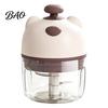 Wireless Kitchen Tool Electric Garlic Masher, Portable Food Chopper with Stainless Steel Blades, Handy Processor for Rechargeable Mini Vegetable
