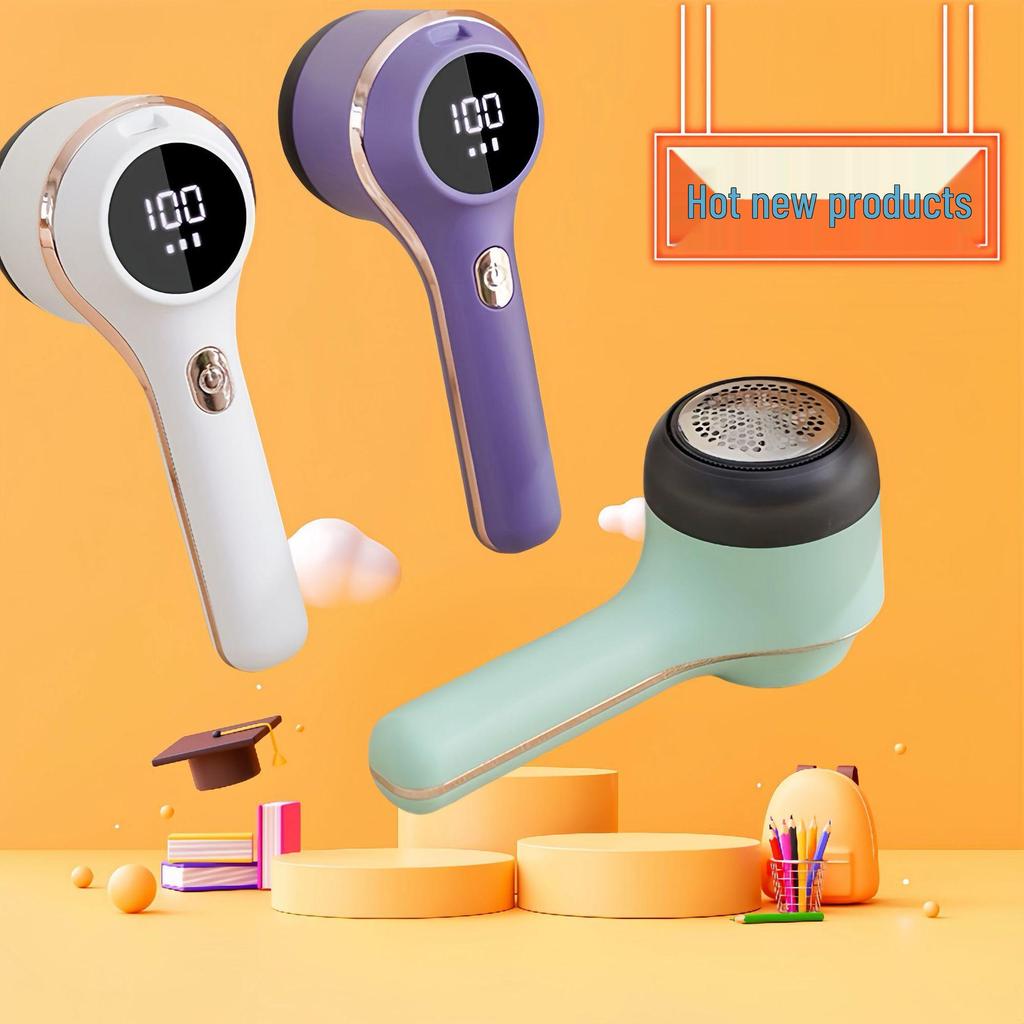 Rechargeable Portable Fuzz Trimmer: Gentle Fabric Shaver & Depiller for Clothes