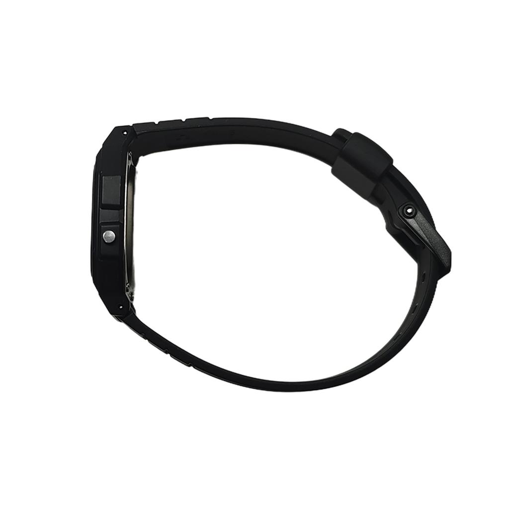 CASIO Custom Collection Quartz Movement Resin Strap Watch Unisex Black Dial F-91W-3(Watch5--Emerald Flo)