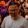 Realistic Halloween Cosplay Mask 3D Half Face Mask Halloween Pumpkin Mask  Costume Party Supplies