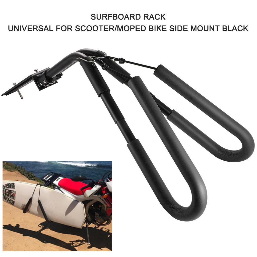 Surfboard Rack Surfboard Holder Shortboard & Longboard Rack for ScooterCelsiusMoped Bike Side Mount Wakeboard Carrier