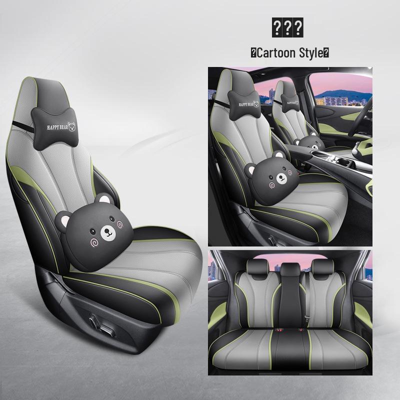 BYD Dolphin Leather Car Seat Cushion - All-Season, Universal Fit