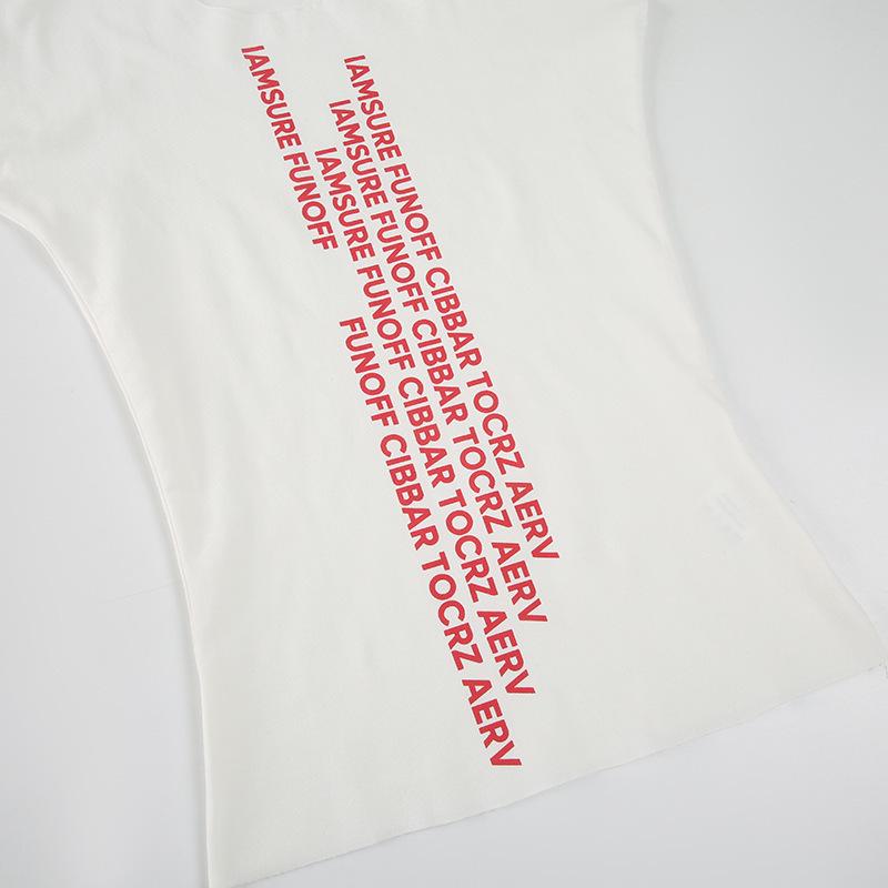 Women's 2025 Slim Fit Street Style Graphic Tee - Short Sleeve Casual Top