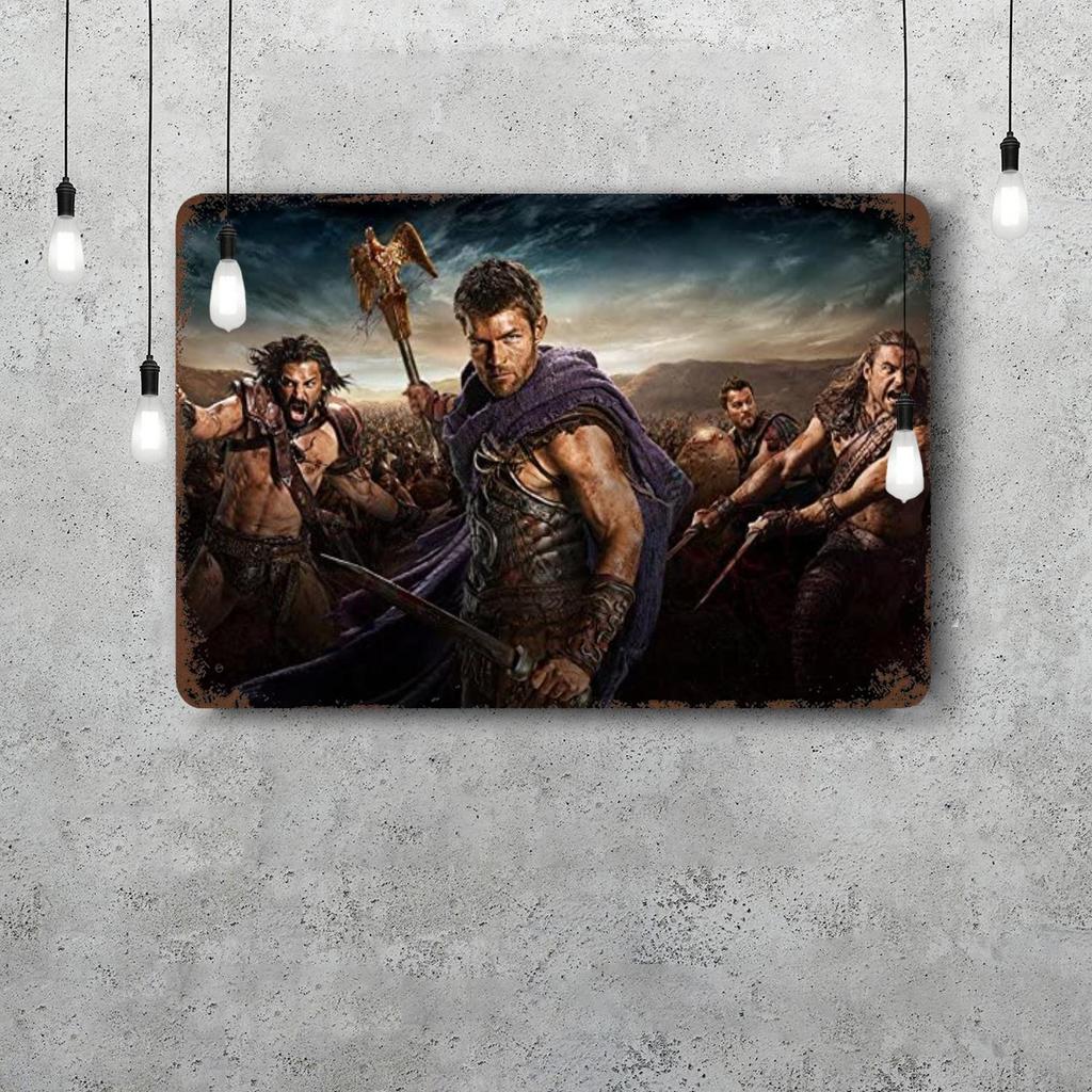 Spartacus Retro Vintage Blechschild Poster Dekorative Plakette Metallplatte Wanddekoration