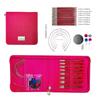 Removable Yarn Weaving Knitting Needle 8 Pairs Interchangeable Crochet Hooks Birch Wood Circular Knitting Set Sweater