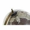 Globe terrestre - Bois de manguier - Marron - 28x25x50 cm - Design africain