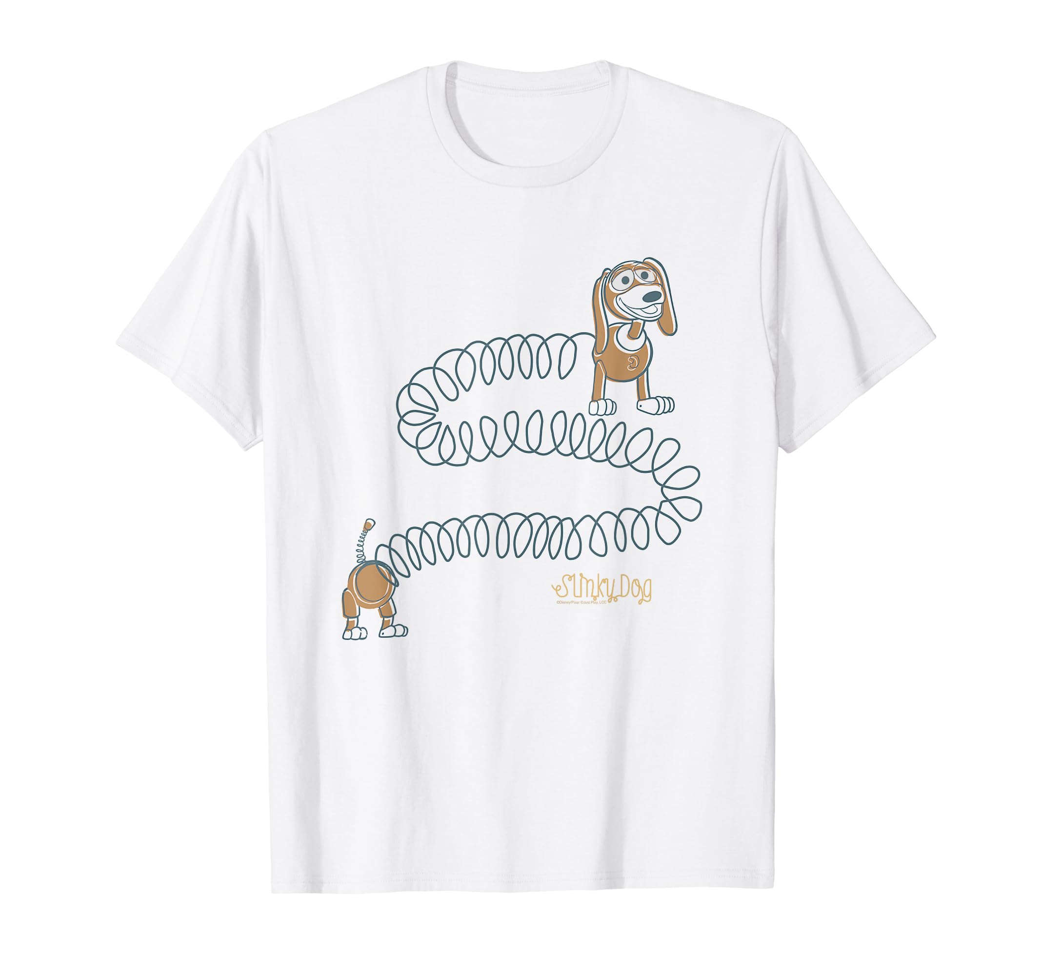 

Disney Pixar Toy Story Slinky Dog Vintage Logo T-Shirt