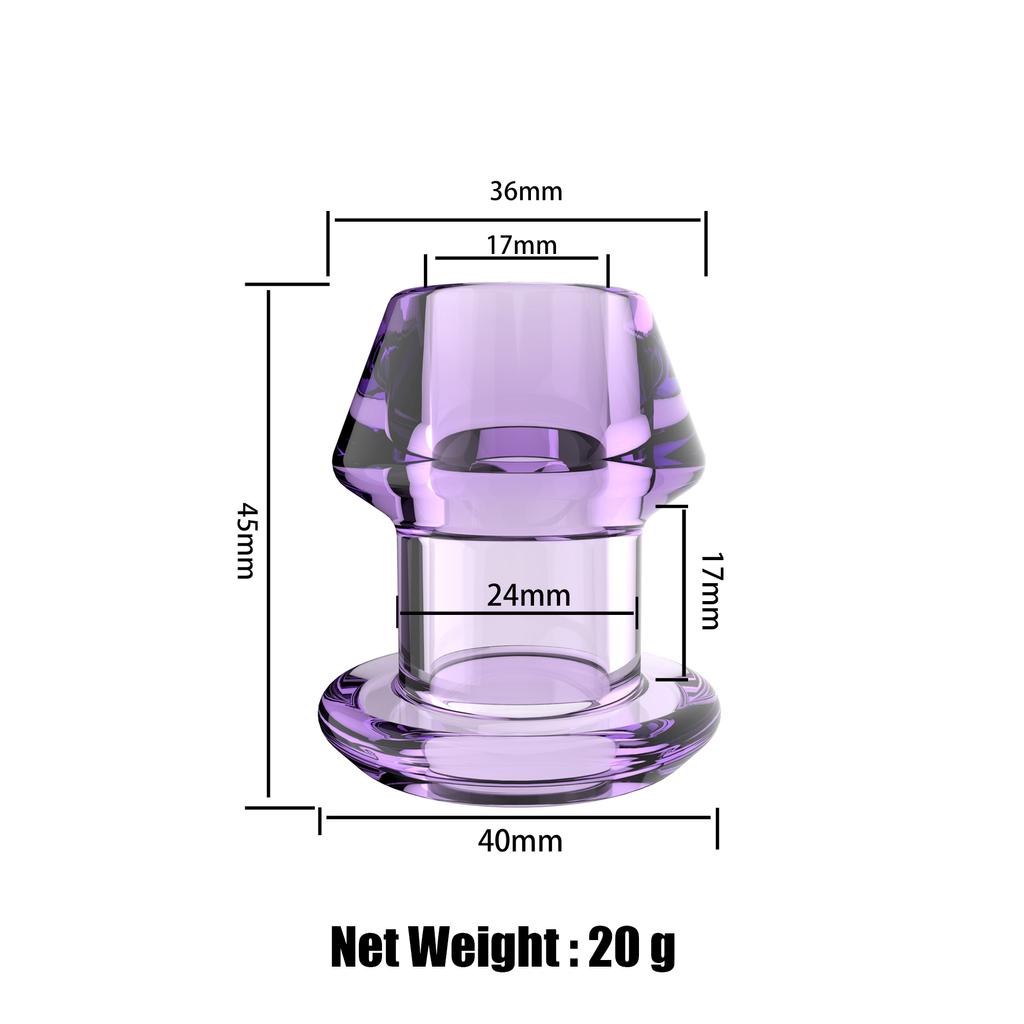 S-XL Silica Gel Hollow Anal Butt Plug Anus Dilator Enema Probe Expansion Sex Toys Adult Products