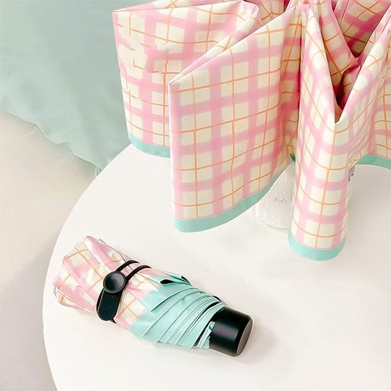 

Li Shen Style Compact Portable Sun & Rain Umbrella Five-Fold Manual
