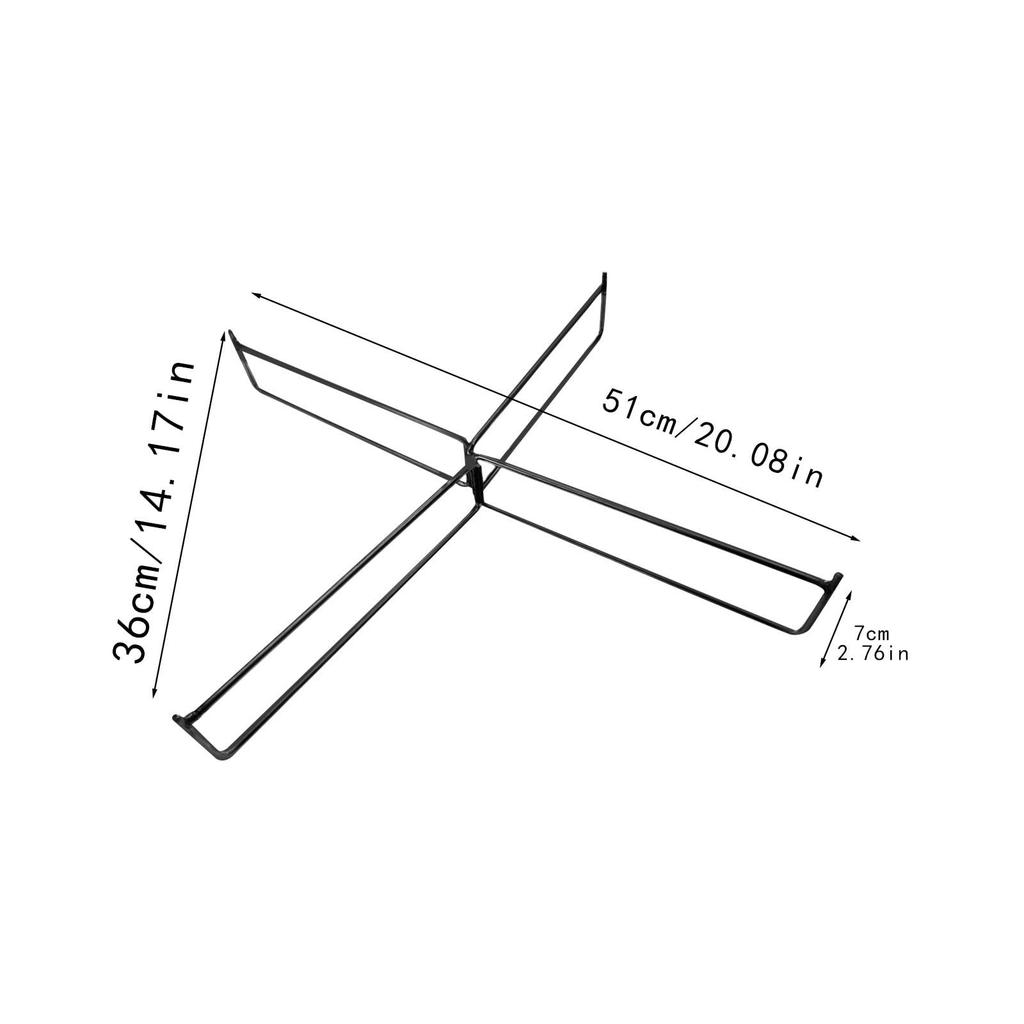 T Tooyful Folding Cooler Stand, Stainless Steel CoolerWater Stand, Luggage Stand, Water Jug Stand, Compact Storage, Universal Stand, Suitcase Rack,