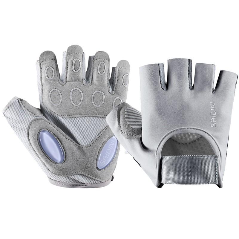 Breathable Half-Finger Gym Gloves Weightlifting Workout Anti-Slip Durable Fitness Training With Wrist Support