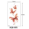 Small Full Arm Tattoo Sticker, Flower Letters, Plain Flower Tattoo Sticker Tattoo