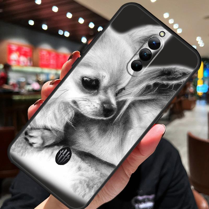 Chihuahua Face Floral Dog Case For ZTE Nubia Red Magic 10S 10 8 9 8S 9S 11 Pro Plus 5G 6R 6 7 6S 7S Pro 10 Air Cover