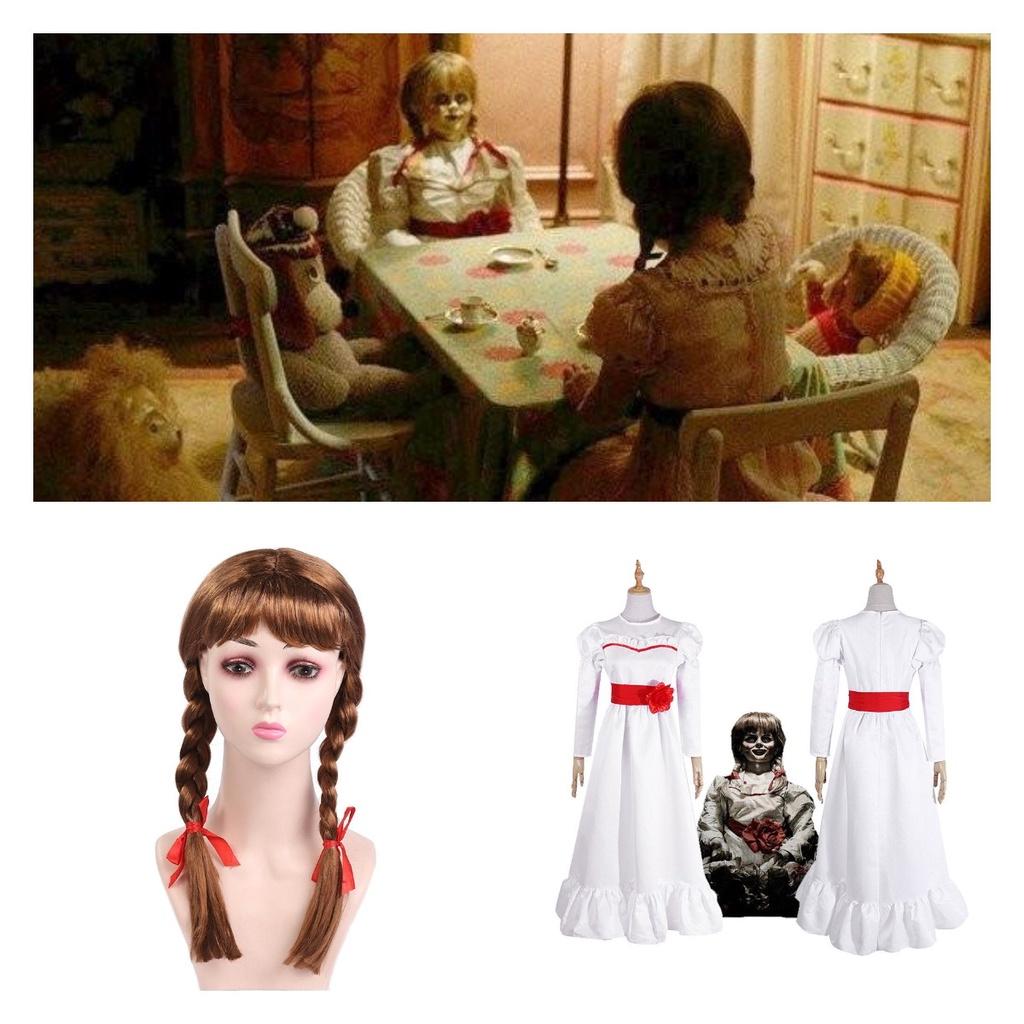 Adult Annabell Wig With Ponytails For Cosplay Costume Accessory