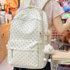 Japanese ins style literary and high-value girl polka dot schoolbag for junior high school students fashionable versatile backpack for women