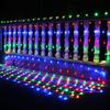 3x2M 10x1M 6x4M LED Net Lights Outdoor Mesh Lights 8 Modes Plug in Waterproof Christmas Net String Lights for Bushes Decor