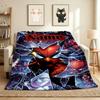 Custom Name Spider-Man Comics Flannel Blanket Throw Blanket Soft Warm Sofa Bed Decor Unique Gift