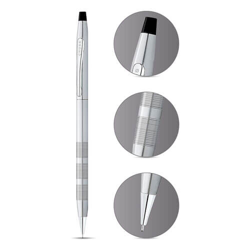 Cross Classic Century Satin Chrome 0.7mm Mechanical Pencil