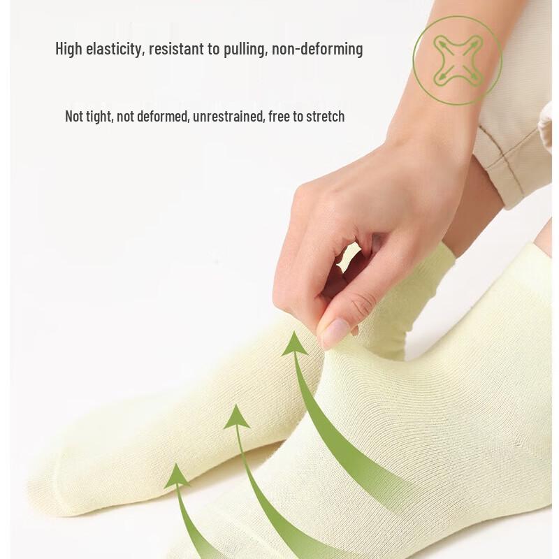 Zhen Aifeng Disposable Compressed Mid-Calf Cotton Socks