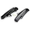 Pair Led Side Wing Rear View Door Mirrors Repeater Dynamic Turn Signal Light Indicator Blinker For 16-21 Volvo XC90 XC60 V90 S90