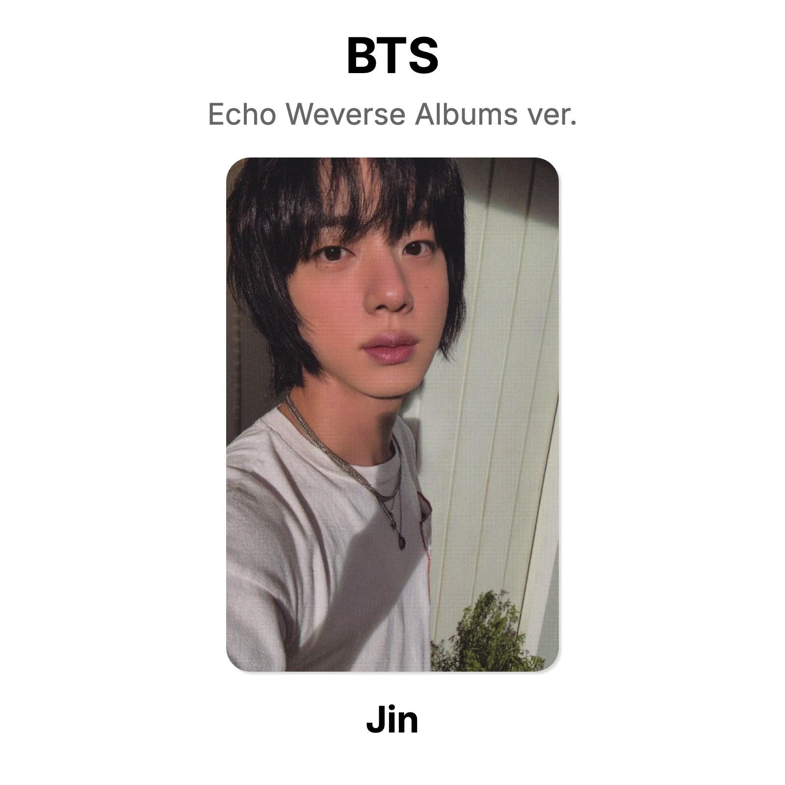 BTS Jin Echo Weverse Albums ver. Official Photocard Jin