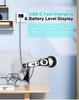 Multifunctional Wireless Electric Cleaning Brush with Digital Display, Voice Prompts, Long Handle, and IPX6 Waterproof.